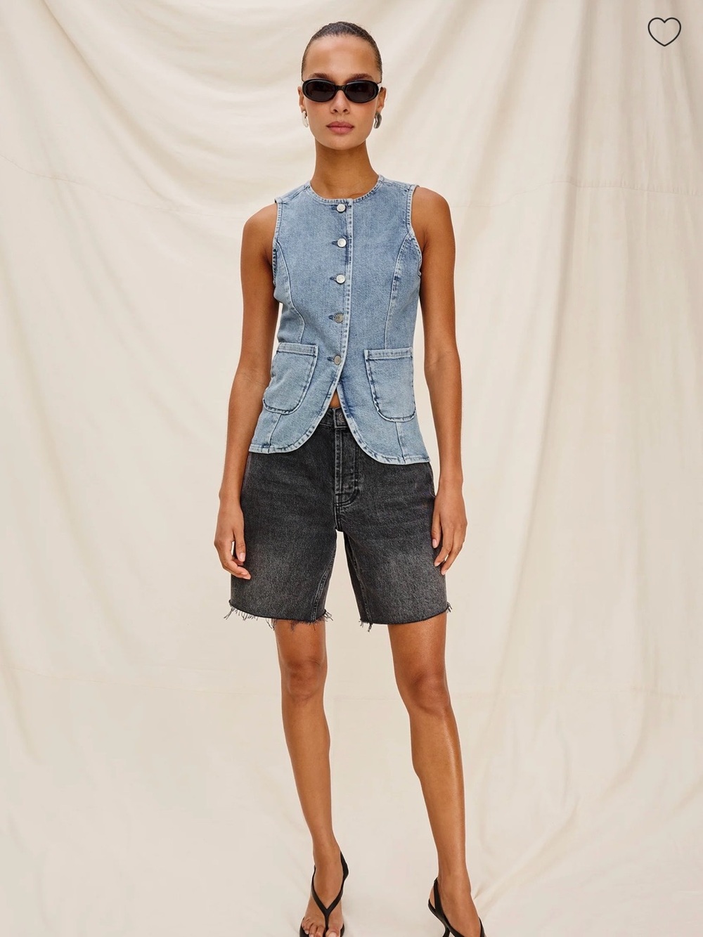 Rails Denim Blue Vest